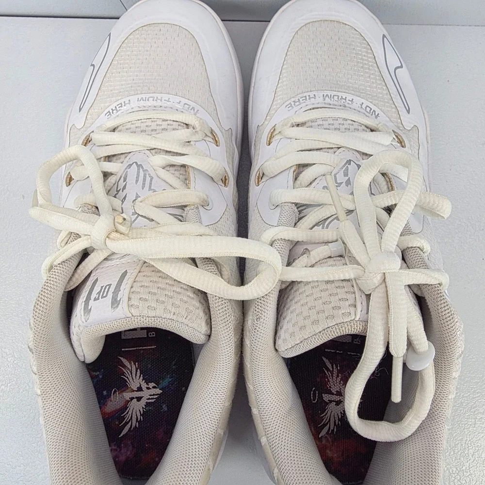 Puma MB.01‎ Low Not From Here Basketball Shoes Men's Sz 8.5 White 376941-04